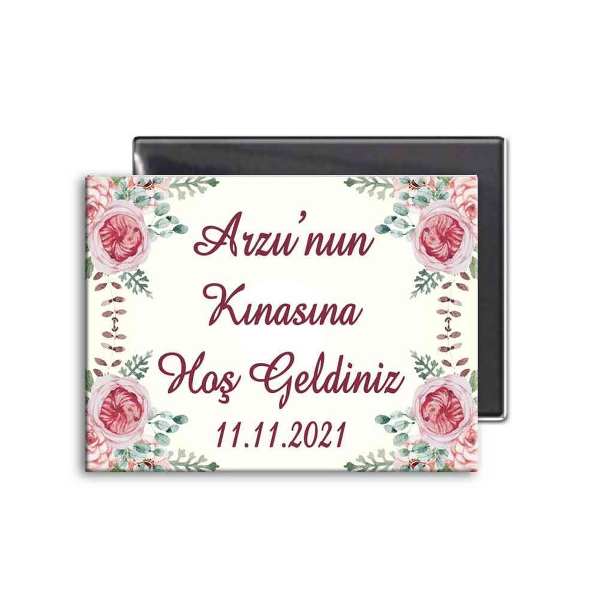 Kına Organizasyon Magnet 