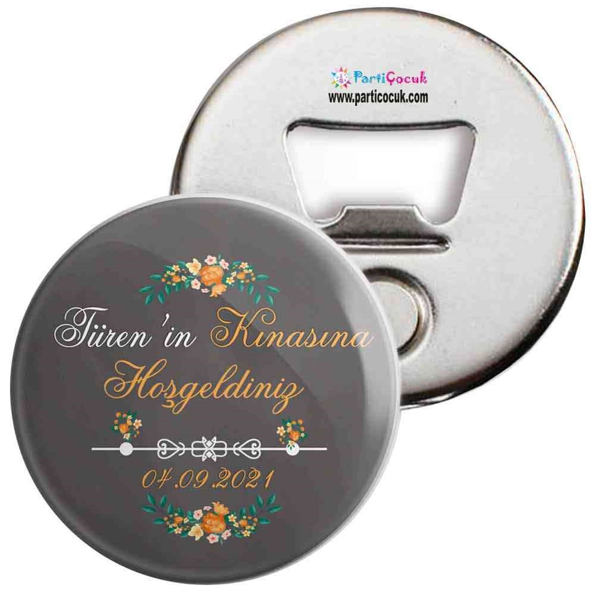 Kına Organizasyon Magnet Buzdolabı Açacağı  