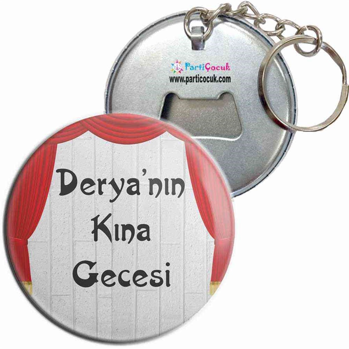 Kına Organizasyon Süsleme Açacak Anahtarlık 