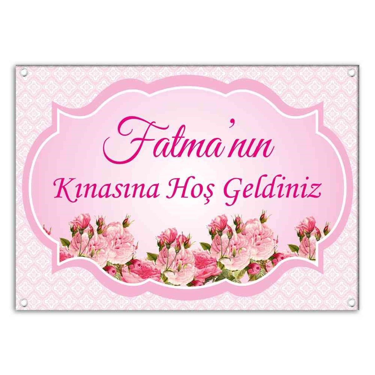 Kına Partisi Afiş Kına Motifli Afiş 
