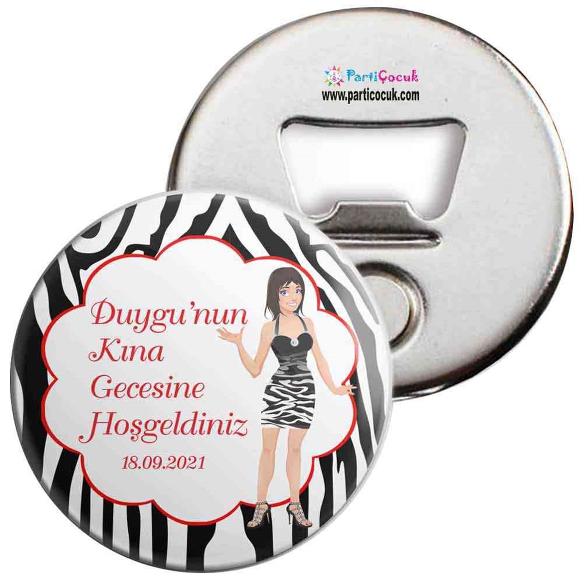 Kına Partisi Süsleme Mıknatıslı Açacak  