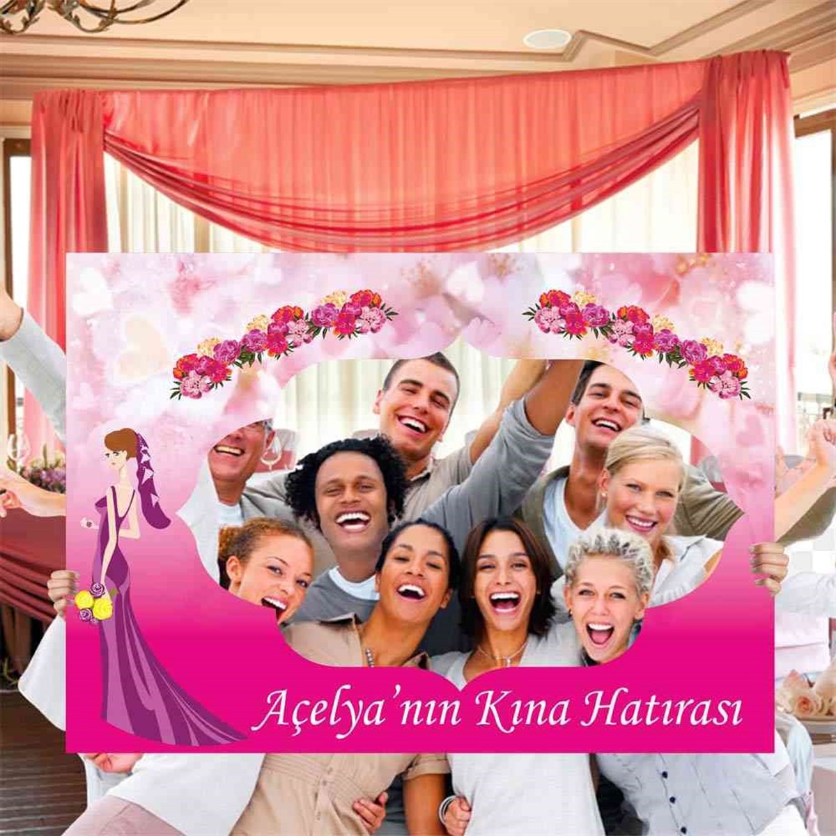Kına Photobooth Çerçeve 
