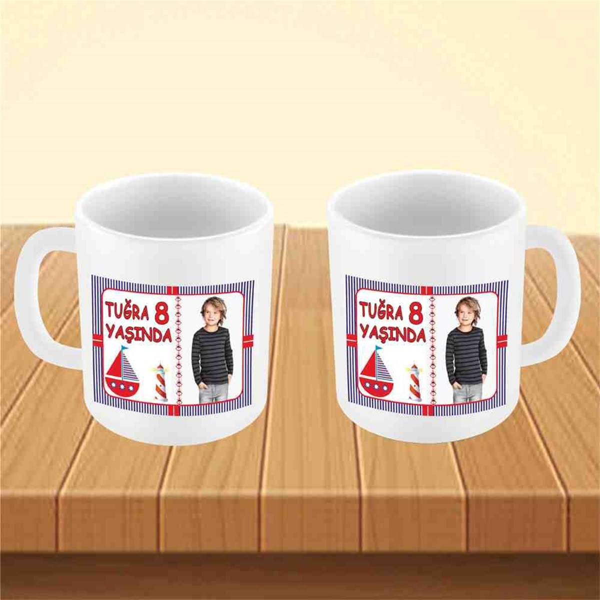Kırmızı Deniz Konsept Kupa Bardak Mug 