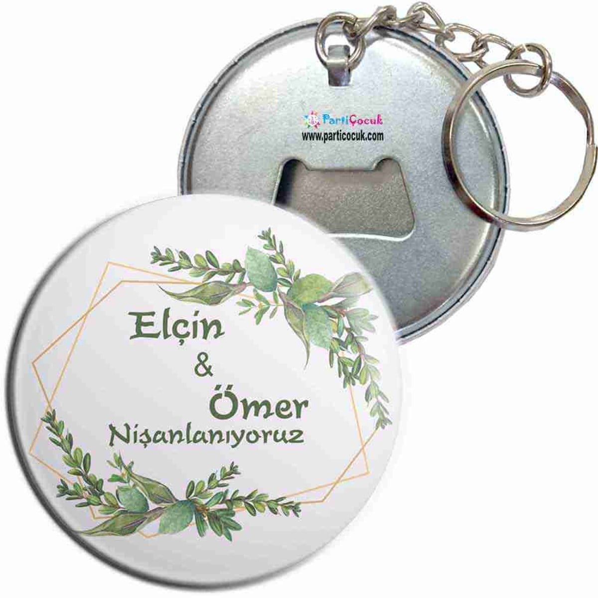 Kişiye Özel Anahtarlık Nikah Şekeri 