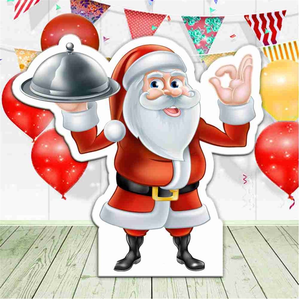 Kişiye Özel Noel Baba Figür Pano 