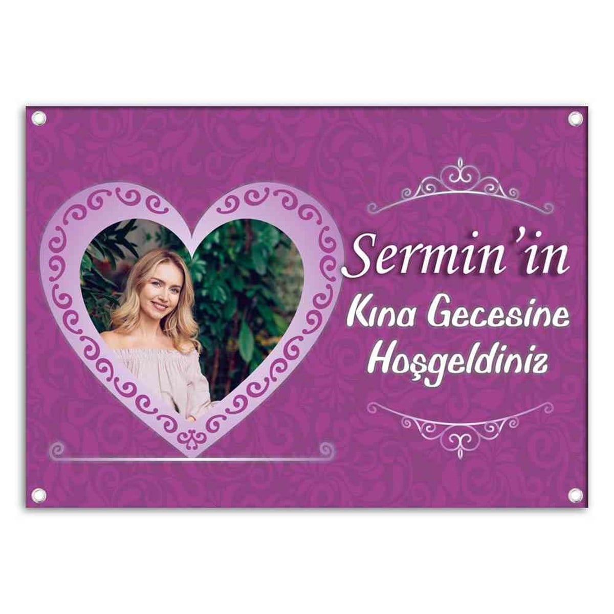 Kişiye Özel Tasarım Kına Süslemesi 
