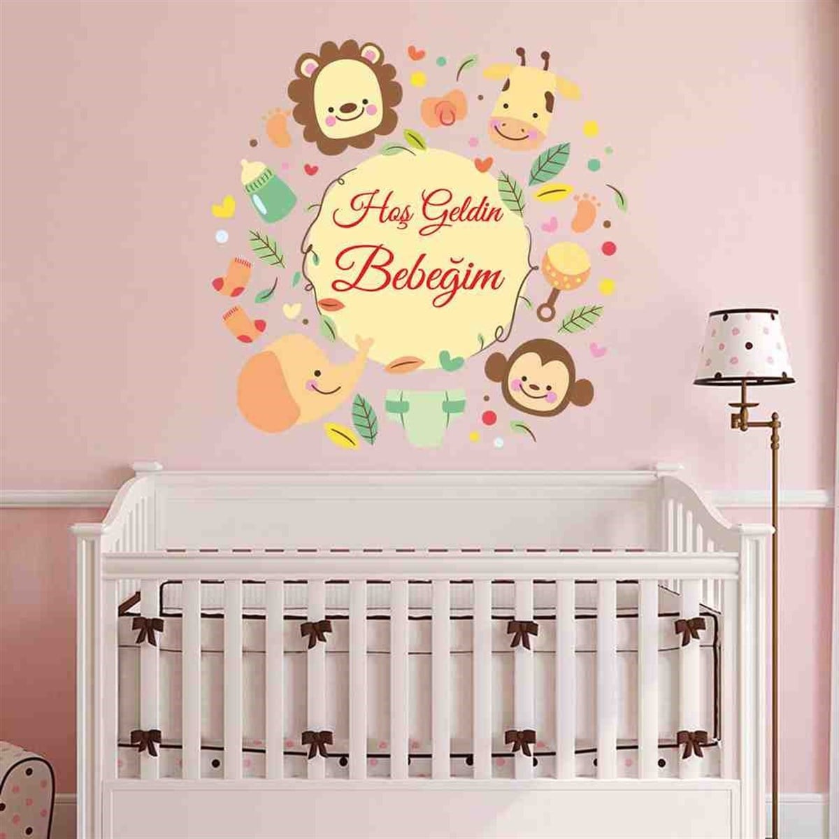 Kız Bebek Odası Duvar Süsü 