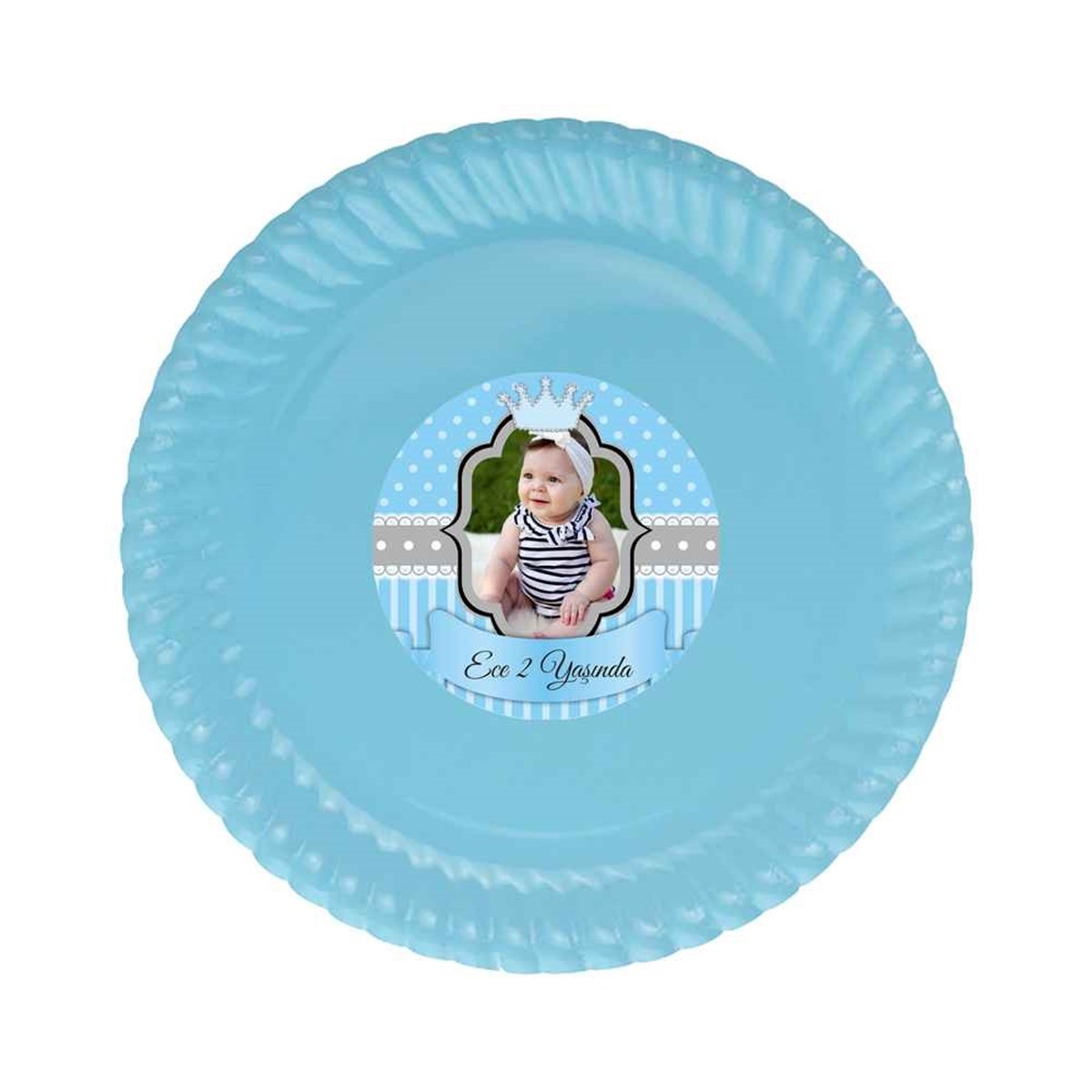 Kız Çocuğu Etiketli Tabak  