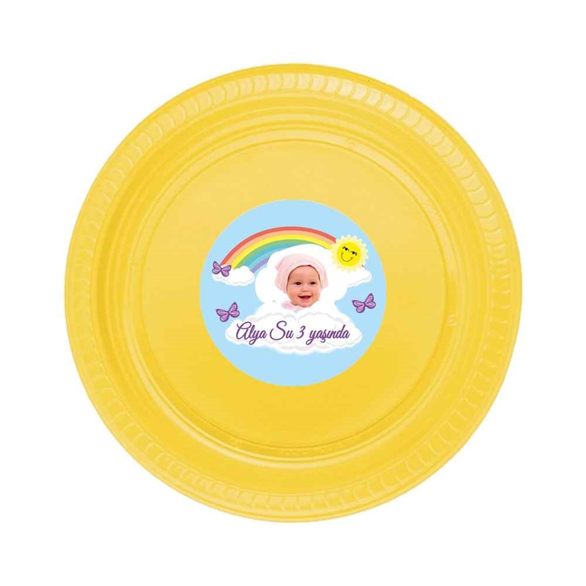 Kız Çocuğu Etiketli Tabak  