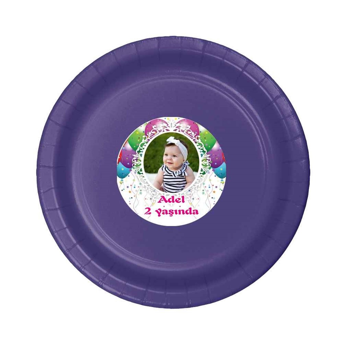 Kız Çocuğu Etiketli Tabak 