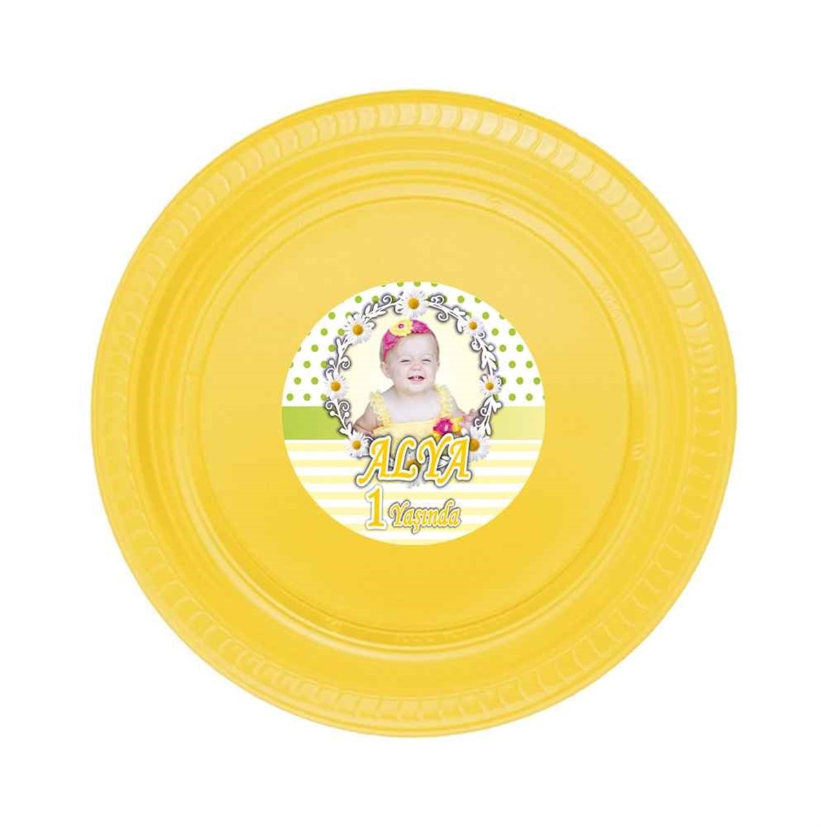 Kız Çocuğu Etiketli Tabak  