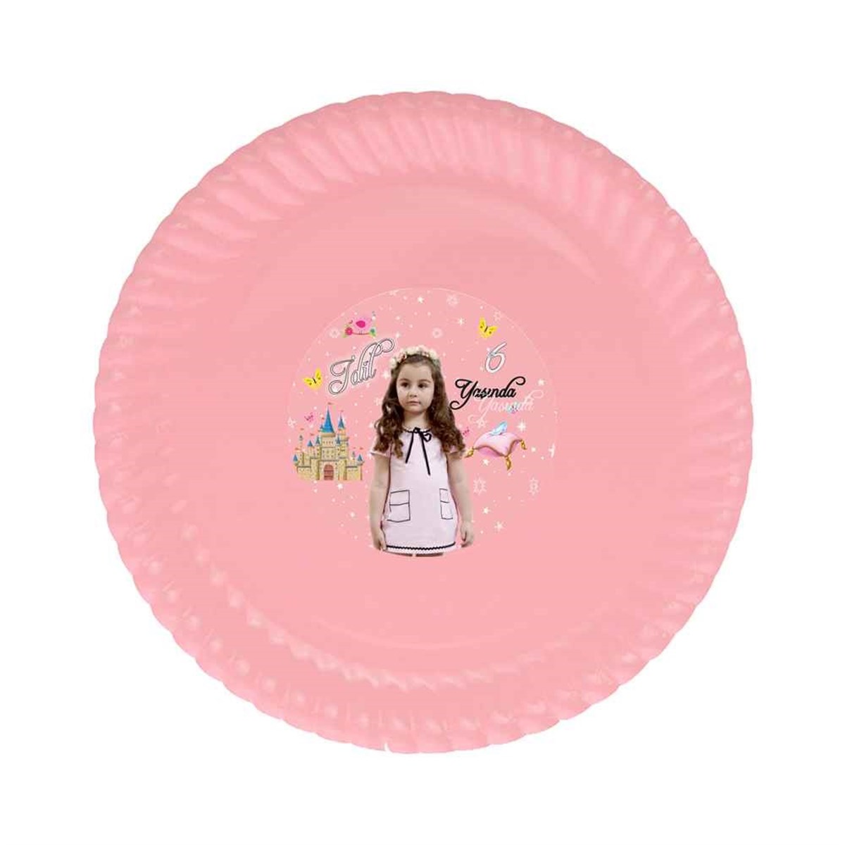 Kız Çocuğu Etiketli Tabak  