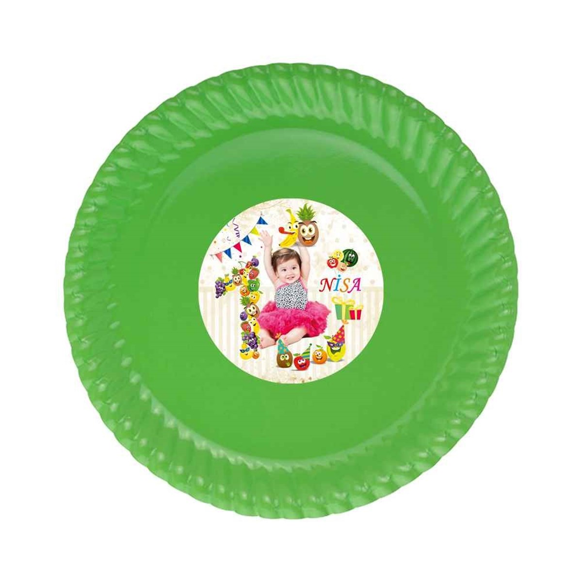 Kız Çocuğu Etiketli Tabak  