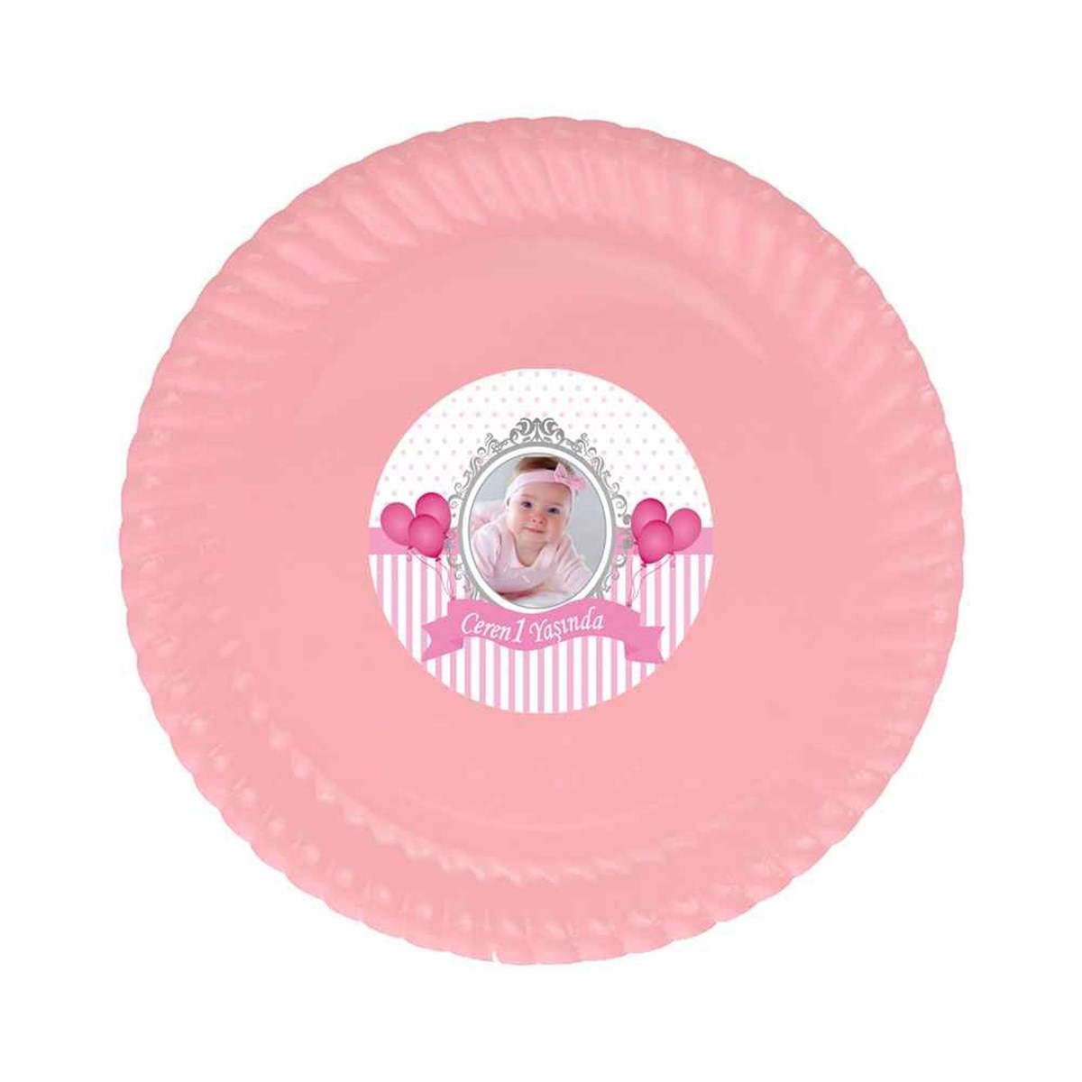 Kız Çocuğu Etiketli Tabak  