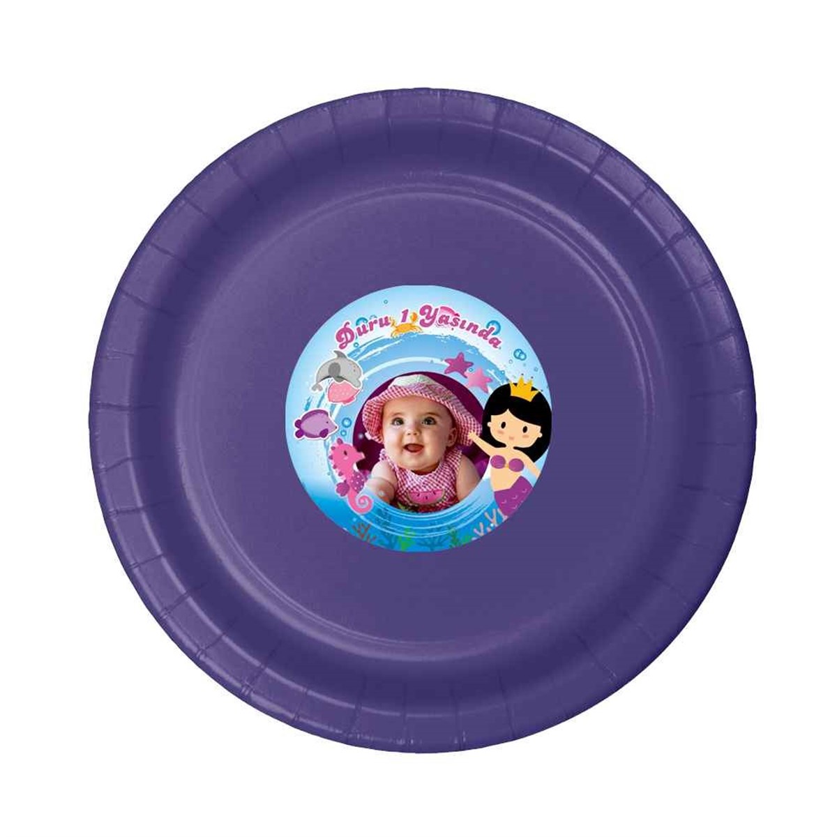 Kız Çocuğu Etiketli Tabak  