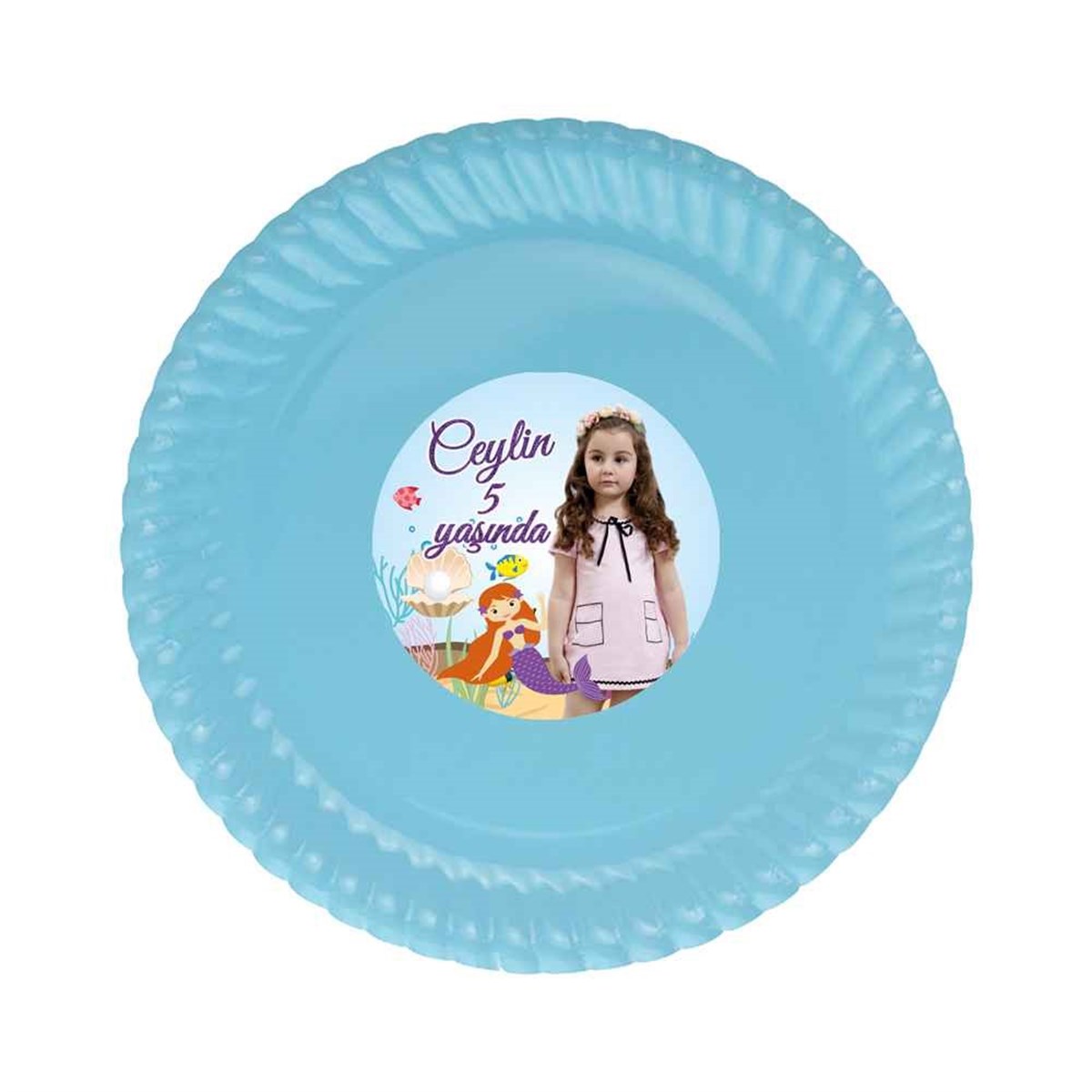 Kız Çocuğu Etiketli Tabak  