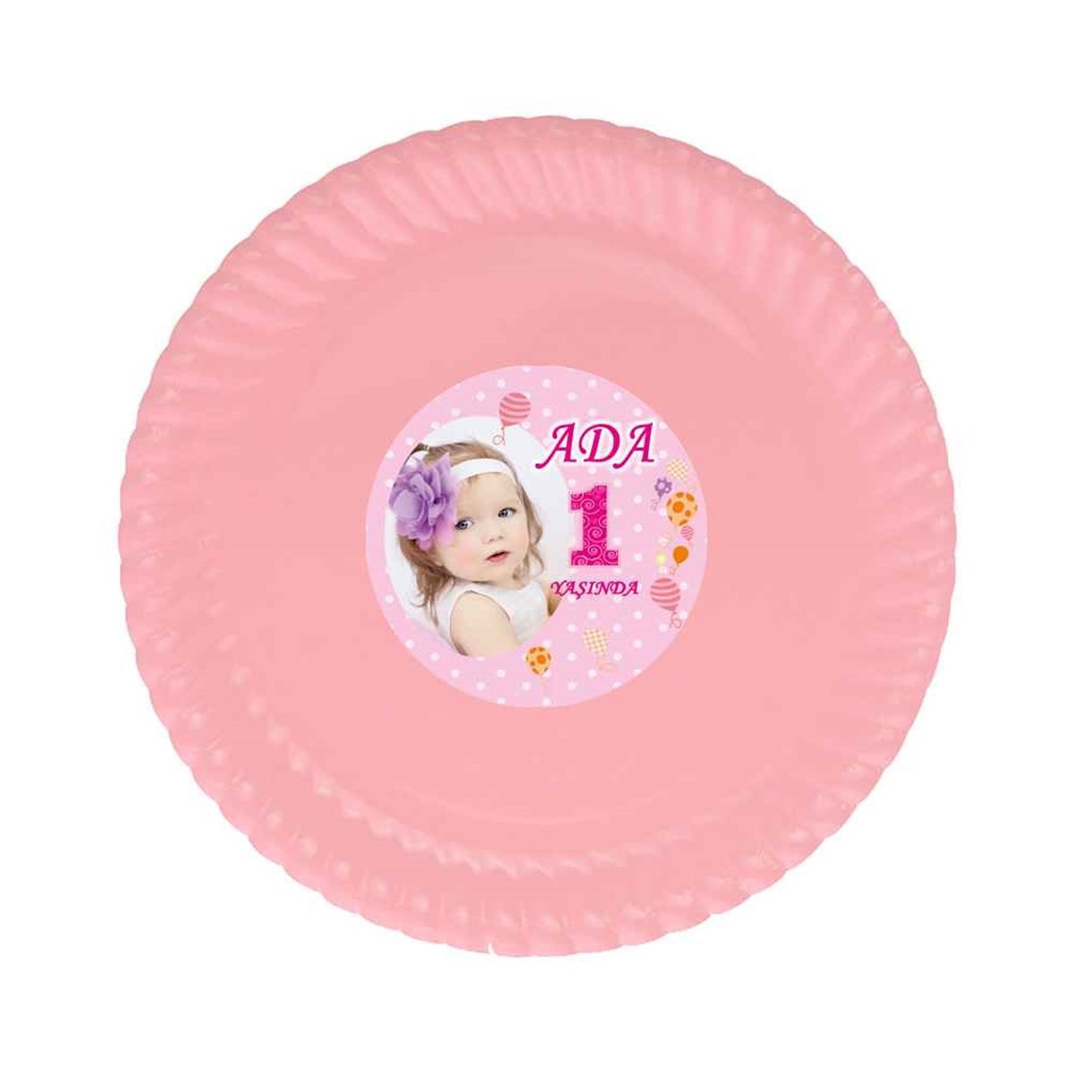 Kız Çocuğu Etiketli Tabak  