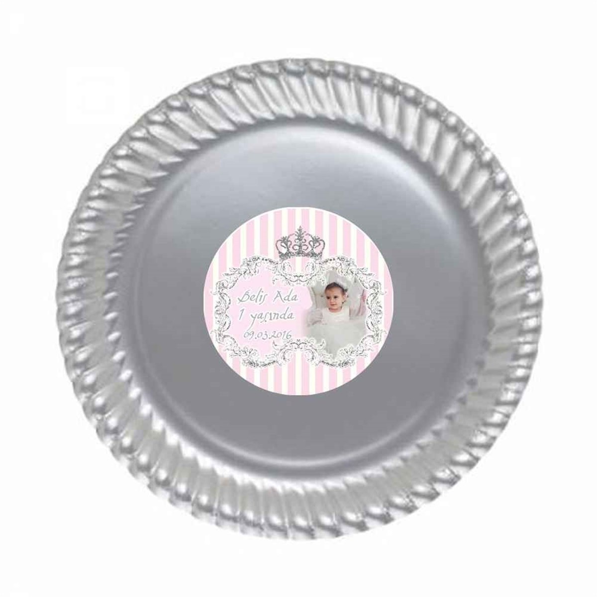 Kız Çocuğu Etiketli Tabak 