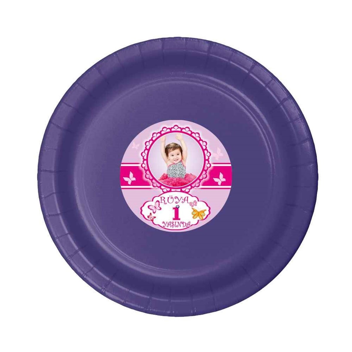 Kız Çocuğu Etiketli Tabak  