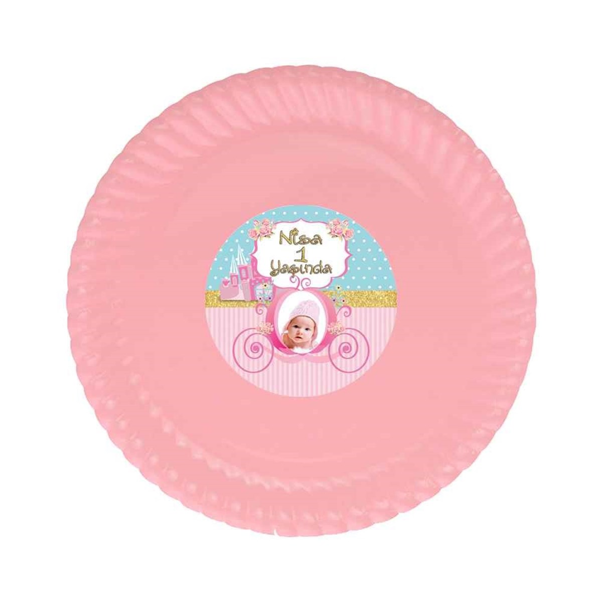 Kız Çocuğu Etiketli Tabak 