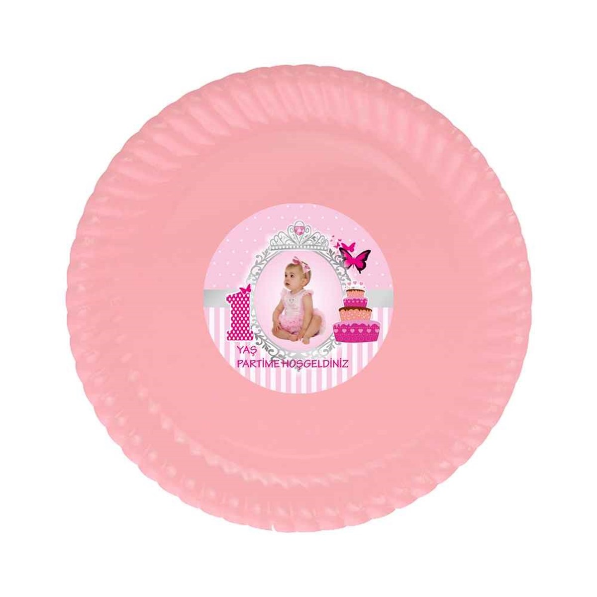 Kız Çocuğu Etiketli Tabak  