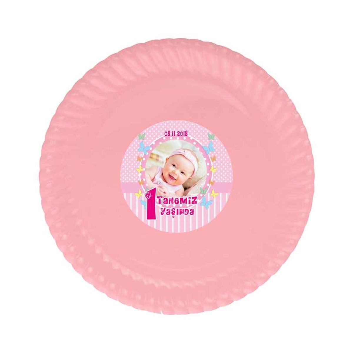 Kız Çocuğu Etiketli Tabak  