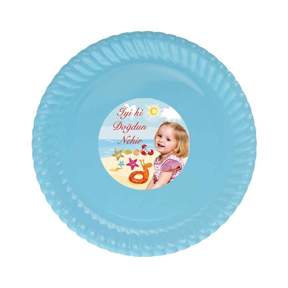 Kız Çocuğu Etiketli Tabak 