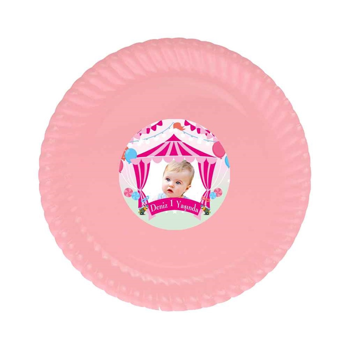 Kız Çocuğu Etiketli Tabak 