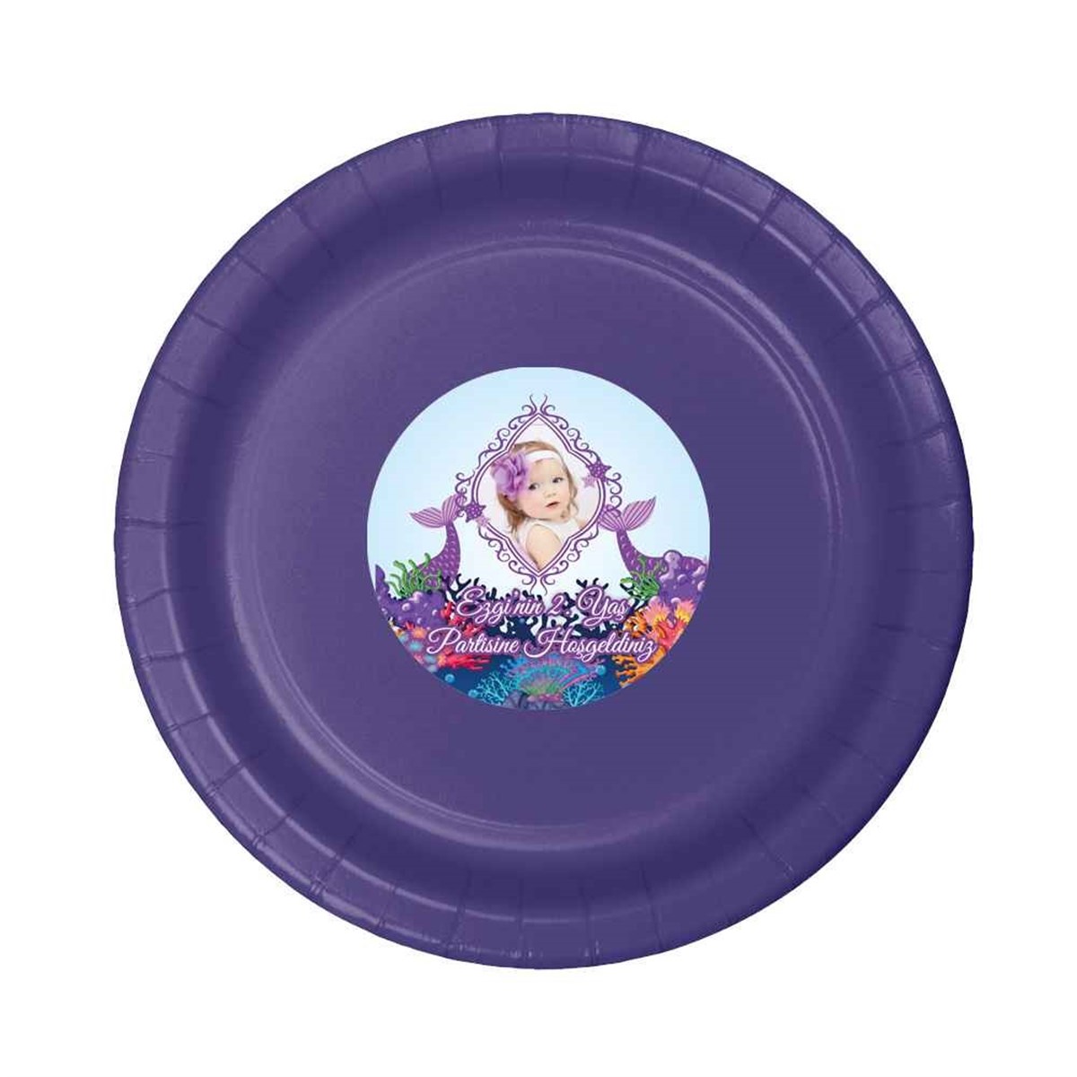 Kız Çocuğu Etiketli Tabak  