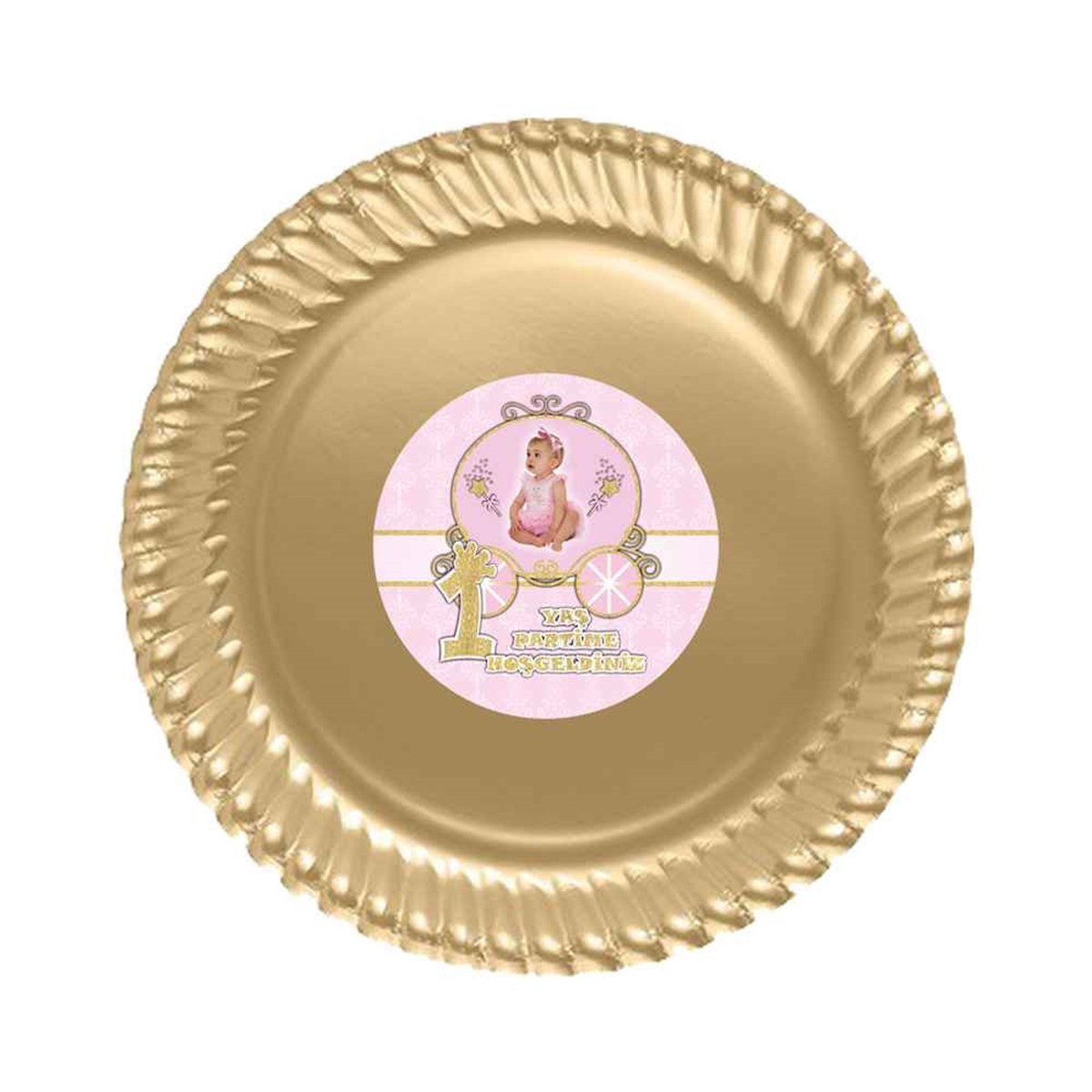 Kız Çocuğu Etiketli Tabak  