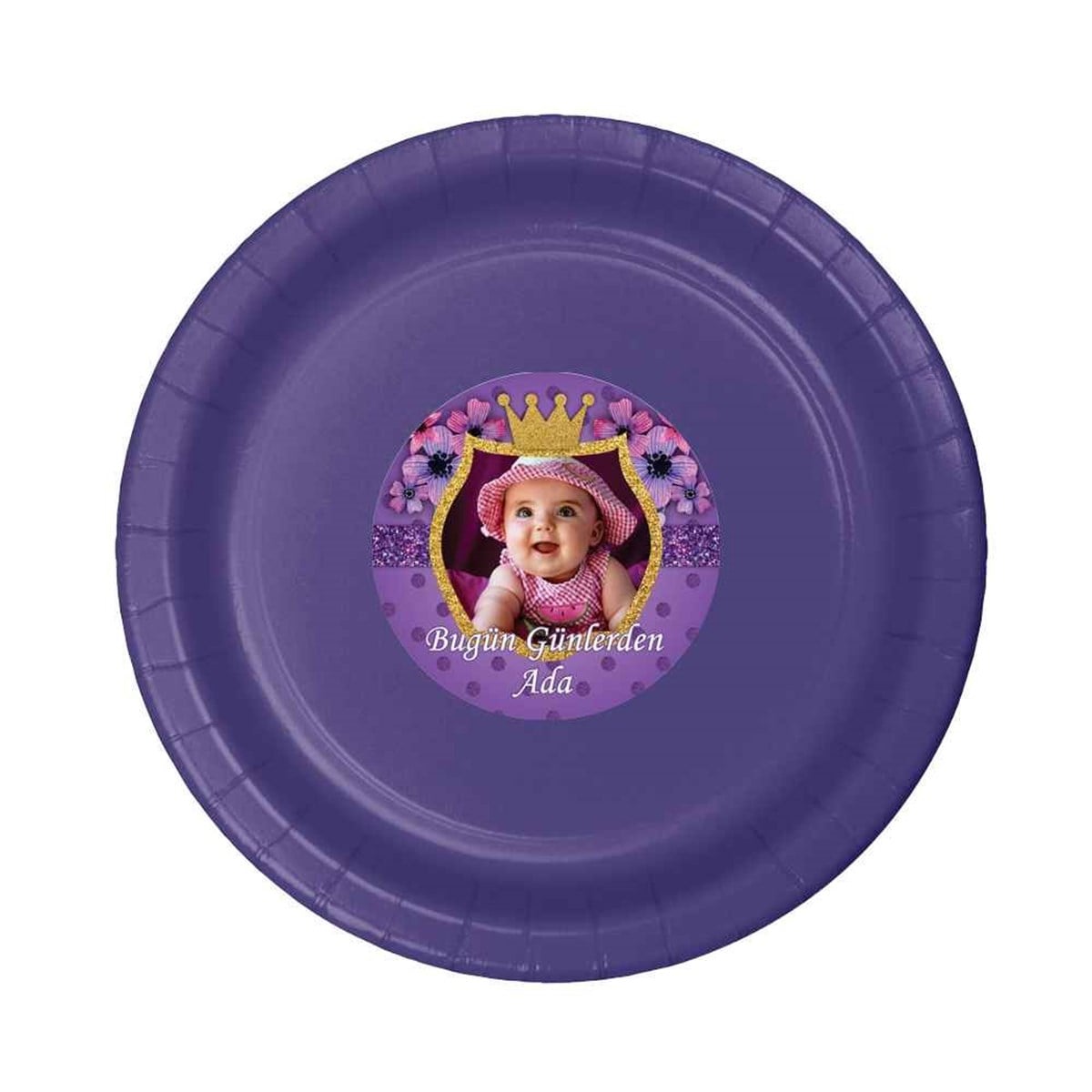 Kız Çocuğu Etiketli Tabak 