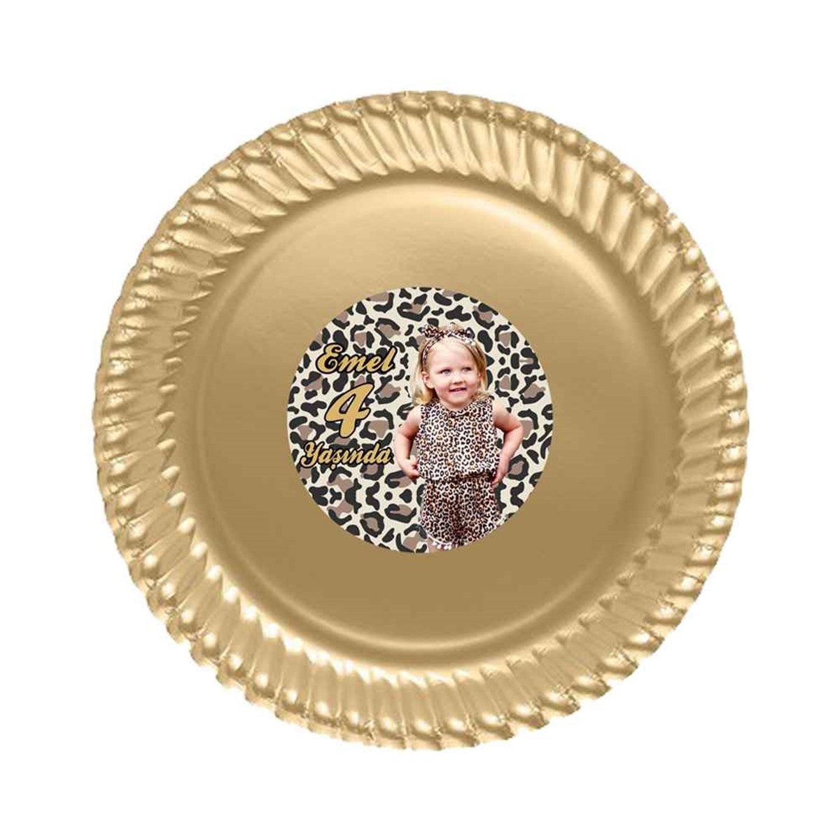 Kız Çocuğu Etiketli Tabak  