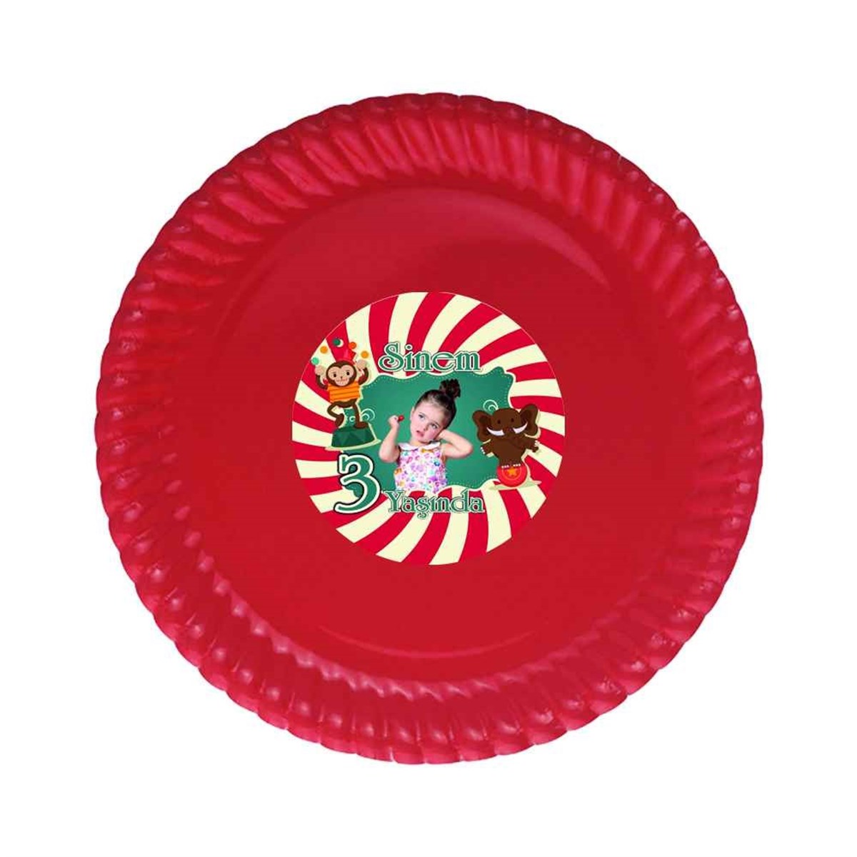 Kız Çocuğu Etiketli Tabak 