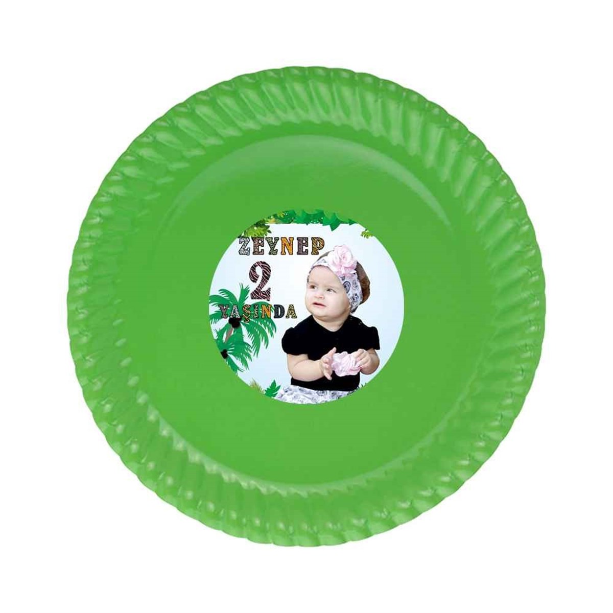 Kız Çocuğu Etiketli Tabak 