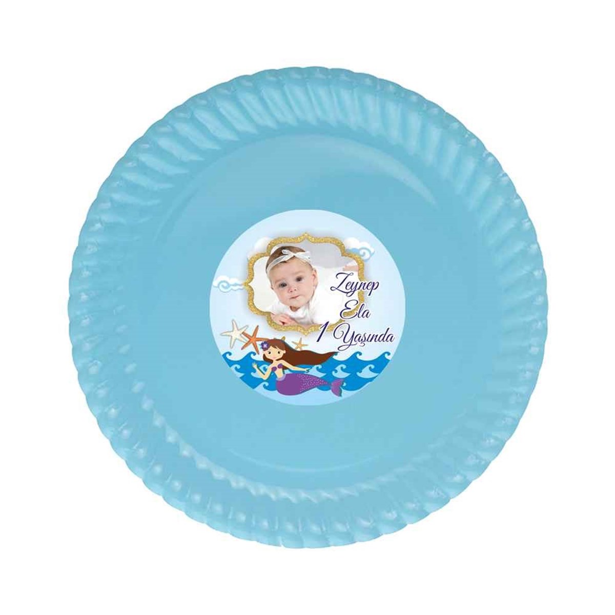 Kız Çocuğu Etiketli Tabak  