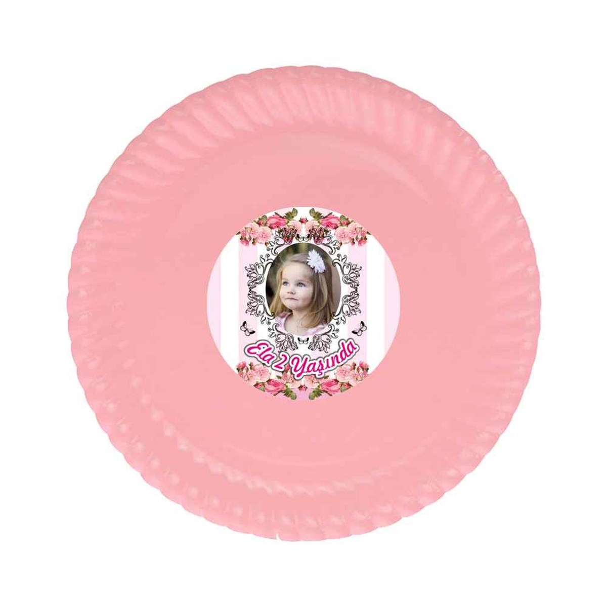 Kız Çocuğu Etiketli Tabak  