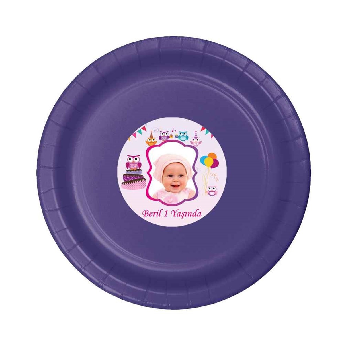 Kız Çocuğu Etiketli Tabak 