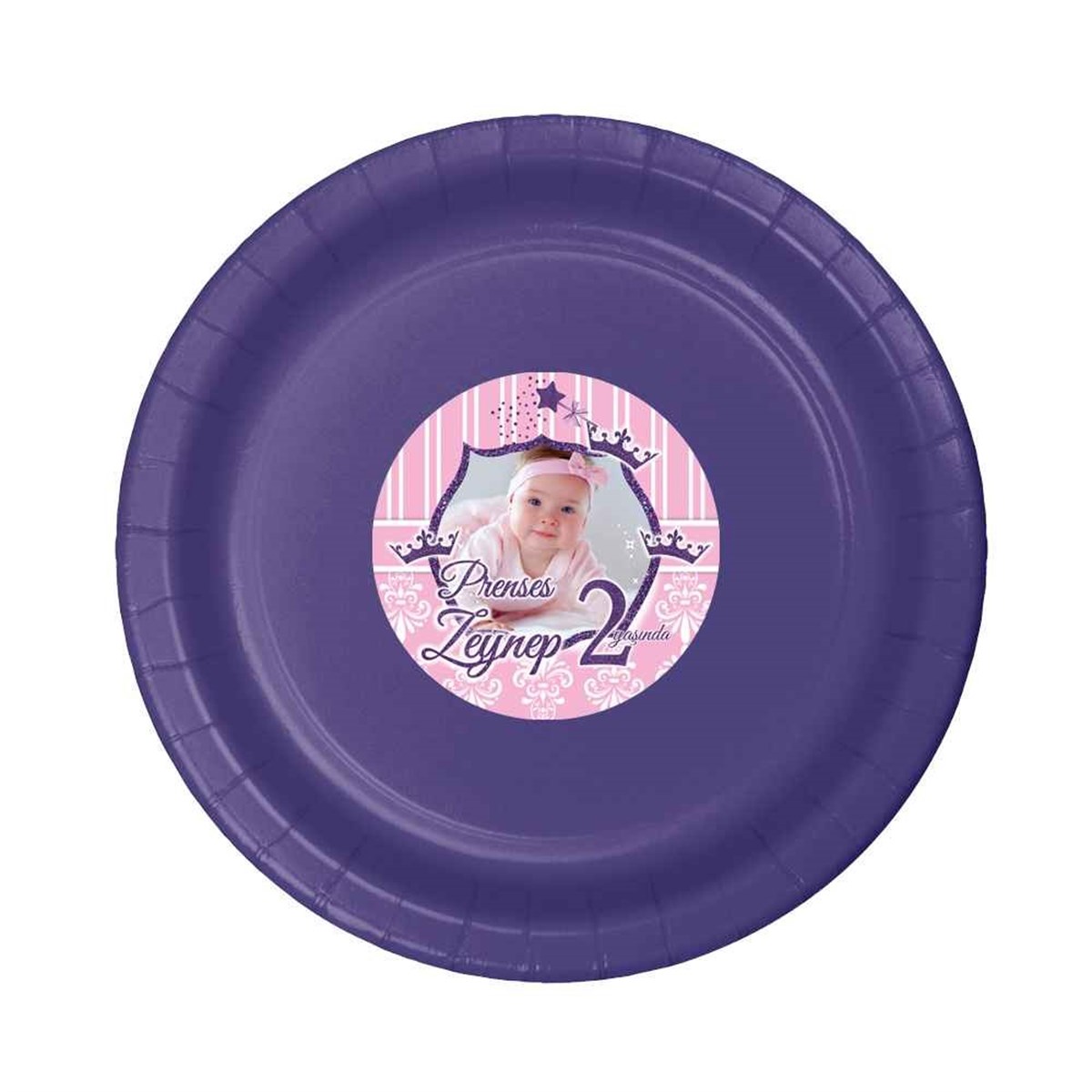 Kız Çocuğu Etiketli Tabak 