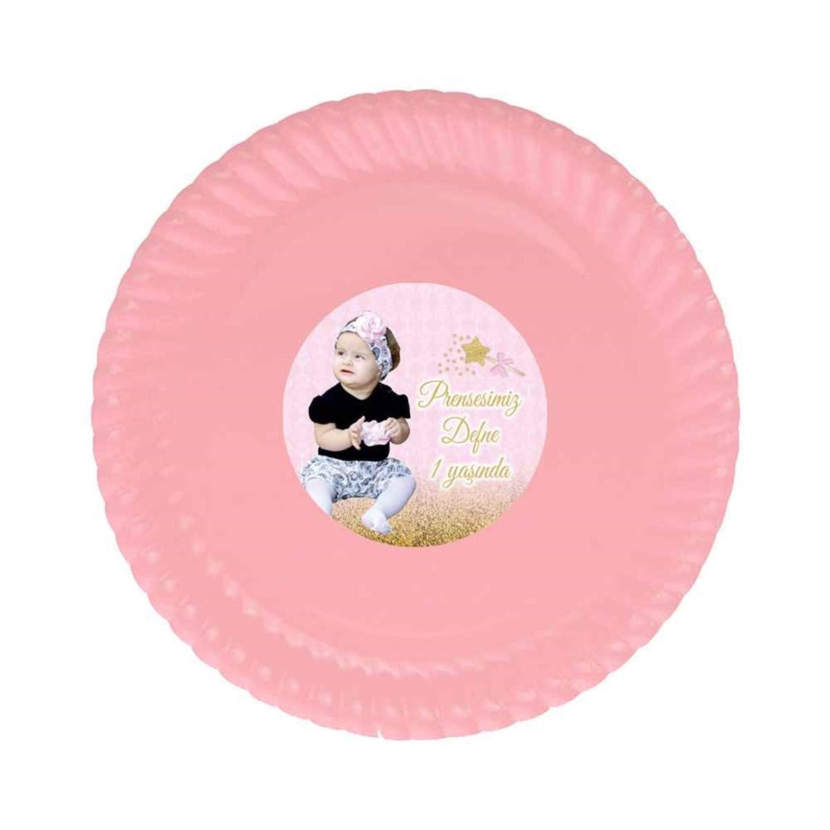 Kız Çocuğu Etiketli Tabak  