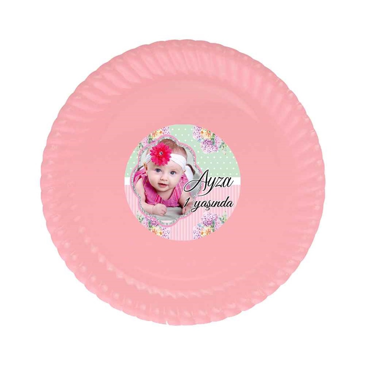 Kız Çocuğu Etiketli Tabak  