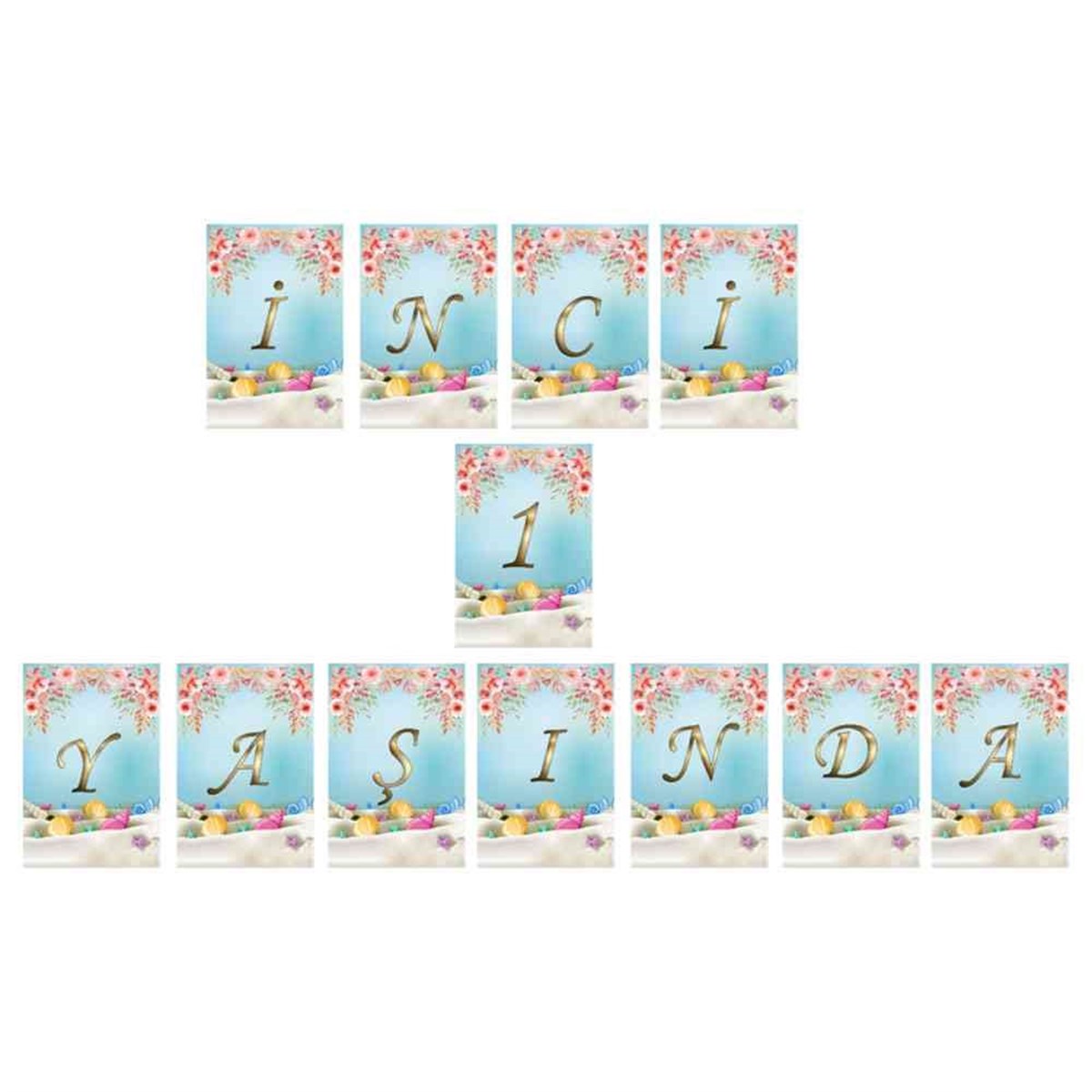 Kız Çocuğu Harf Banner  