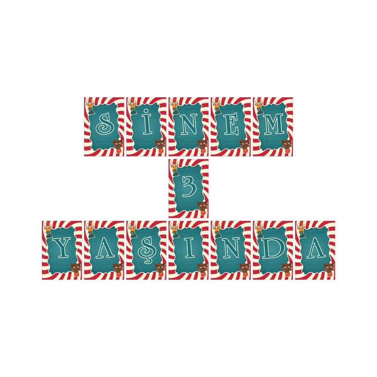 Kız Çocuğu Harf Banner  