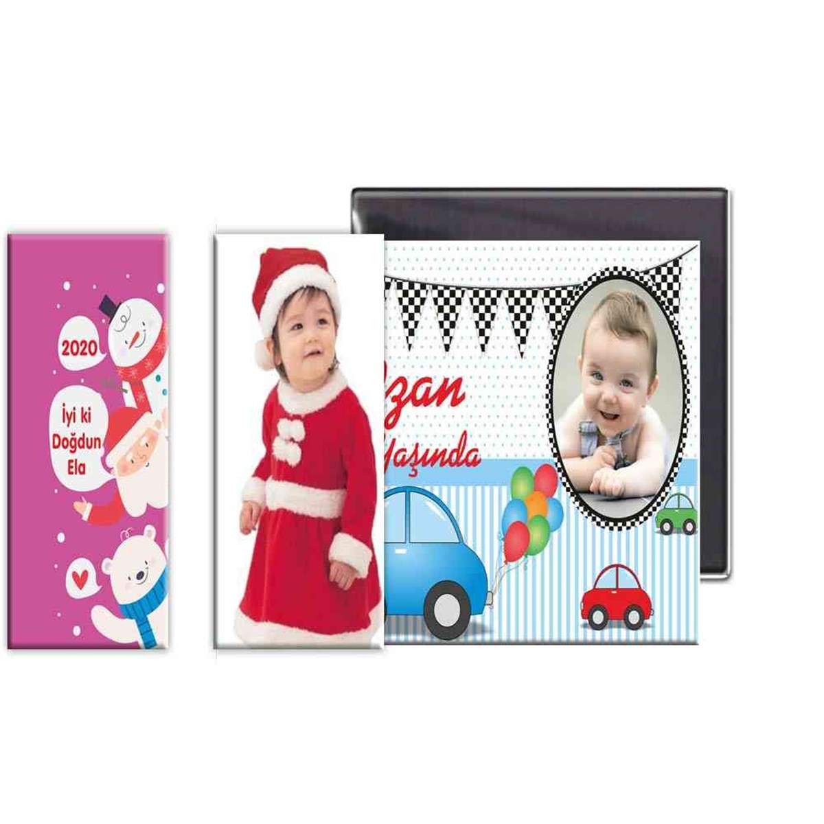 Kız Çocuk Yılbaşı Tema  Magnet 