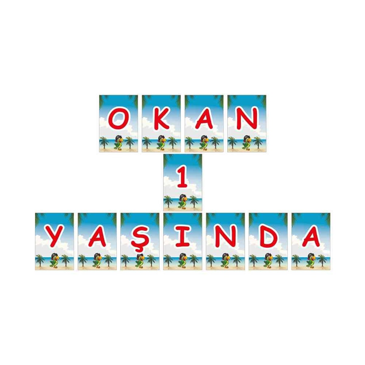 Korsan Gemili  Konsept Harf Banner 