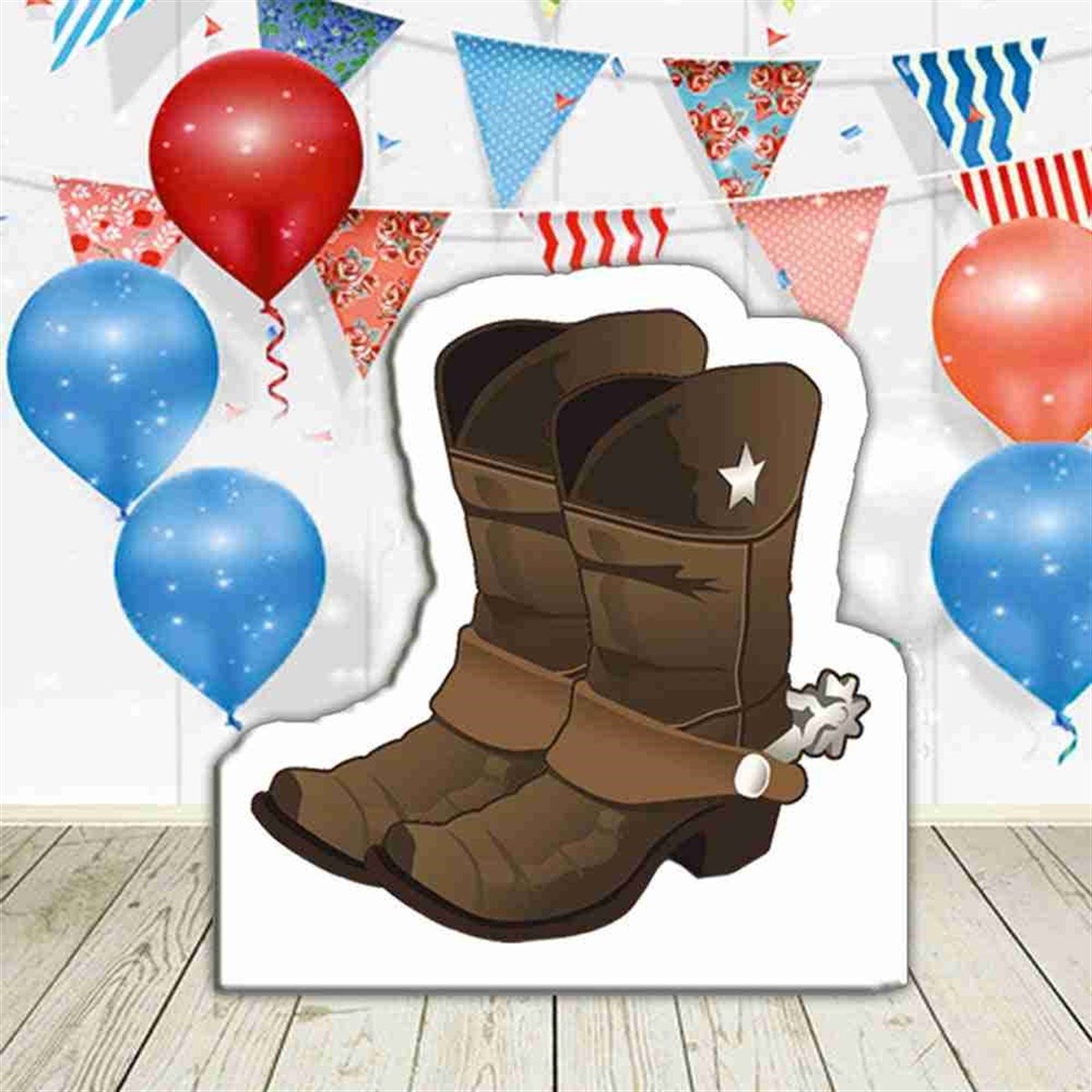 Kovboy Çizmesi Şeklinde Pano 