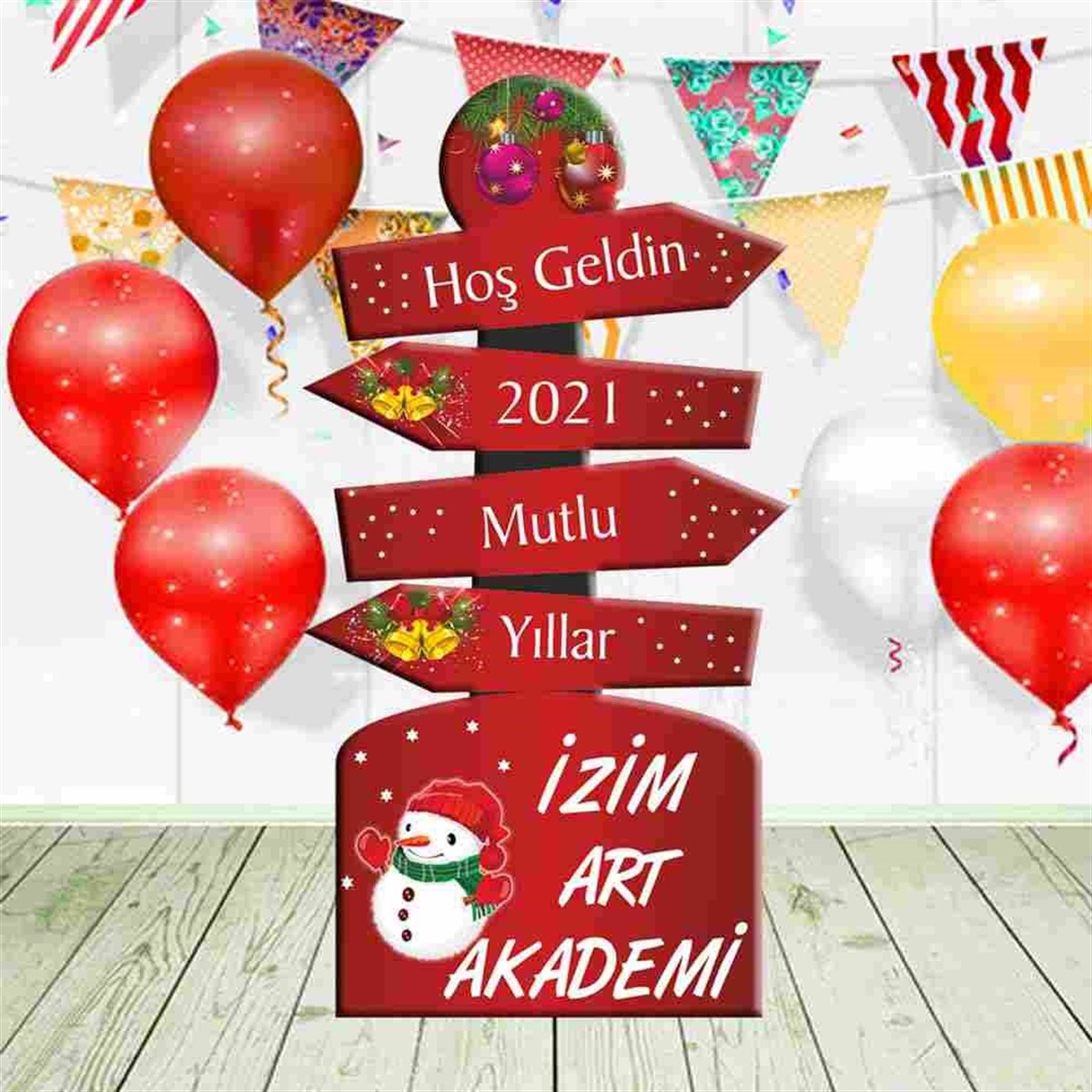 Kurumsal Tasarım Yılbaşı Partisi Organizasyon Pano   