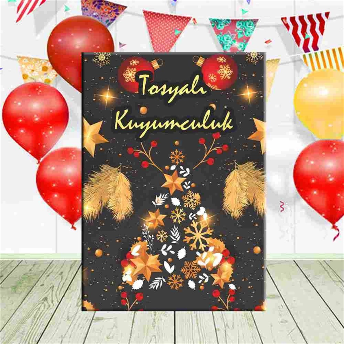 Kurumsal Yılbaşı Ağacı  Kişiye Özel Karşılama Pano  