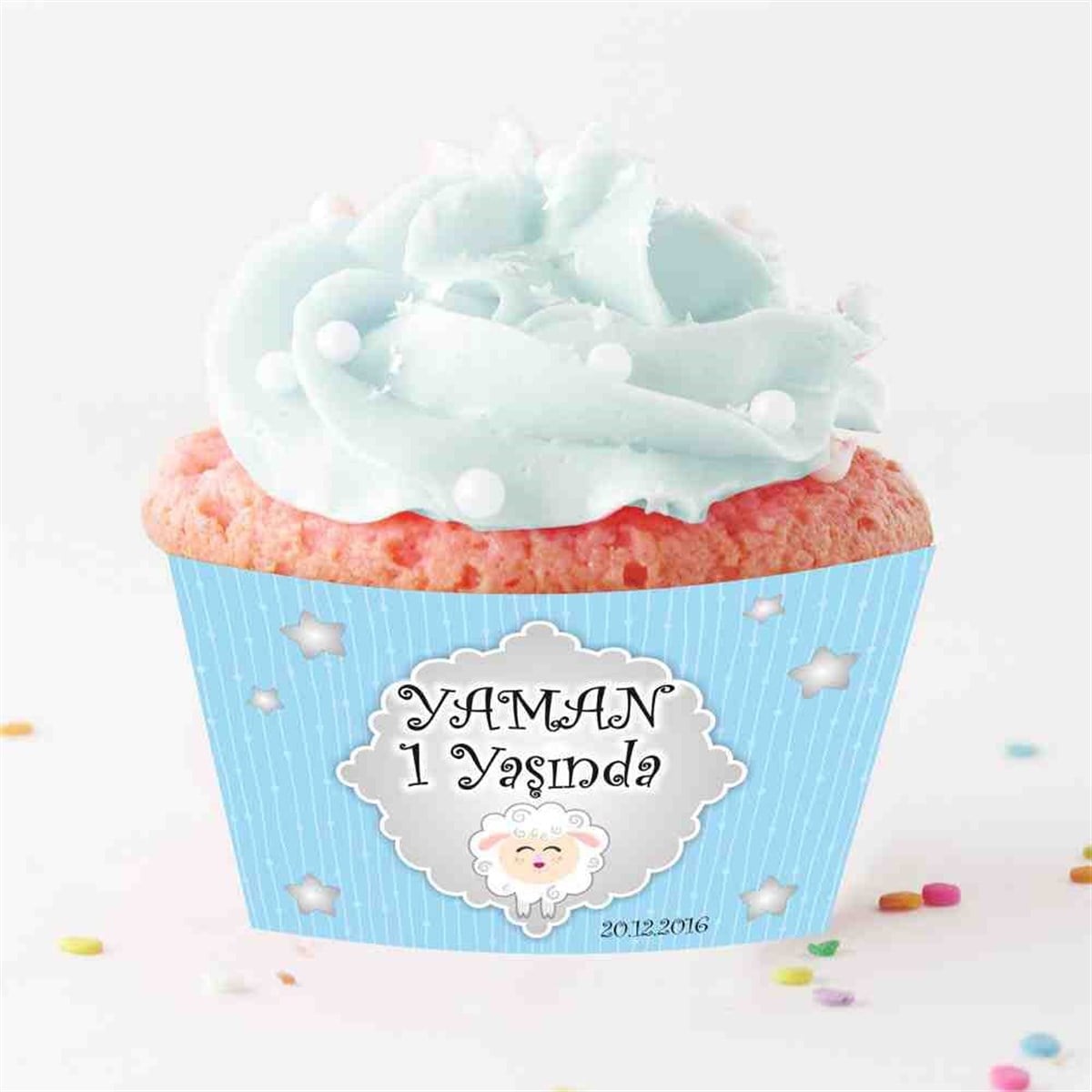 Kuzulu Cupcake Sargısı 