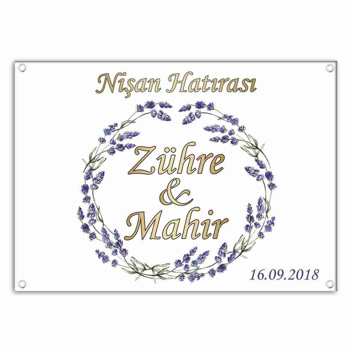Lavantalı Nişan Konsepti Afiş 