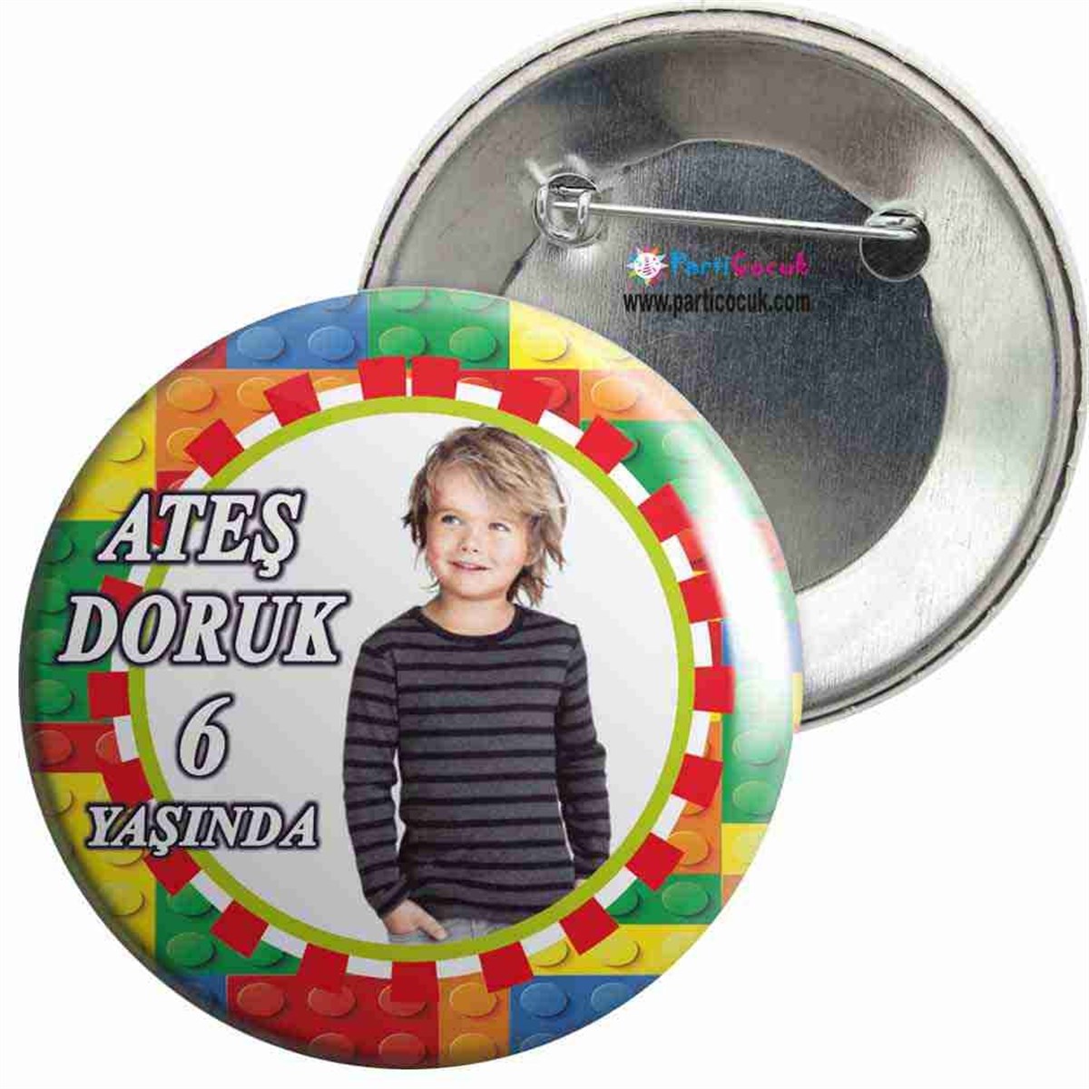 Lego Konsept İğneli Rozet  